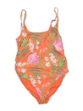 Old Navy Women Orange One Piece Swimsuit XL