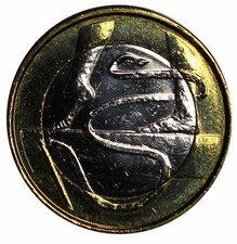 2015 FINLANDIA 5 Euro Sport Gymnastik M&uuml;nze MF136056