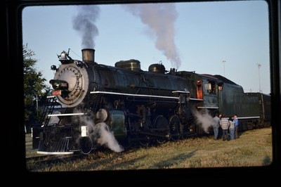 Eisenbahn Dia - Southern Railway #4501 2-8-2 Lokomotive x3 Chattanooga TN 1992