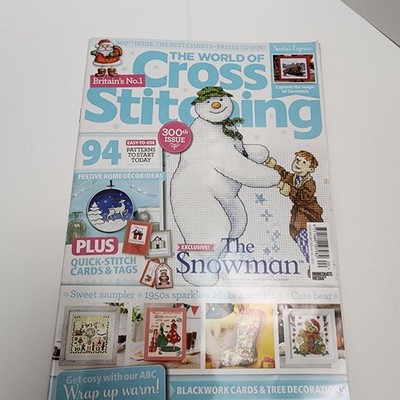 World of Cross Stitching Stitch Magazine British Iss 300 Dec 2020 The Snowman