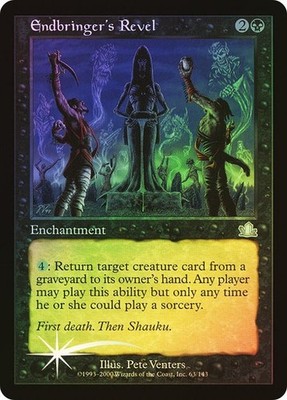 Prophecy  MTG   Foil   Endbringer's Revel   Magic