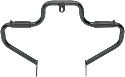 Lindby Multibar Highway Bar 1.25'' For Mid-Controls Black Harley Davidson Dyna