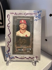 2025 Topps Allen & Ginter X Brendan Donovan /5 Framed Mini Gold Auto Cardinals