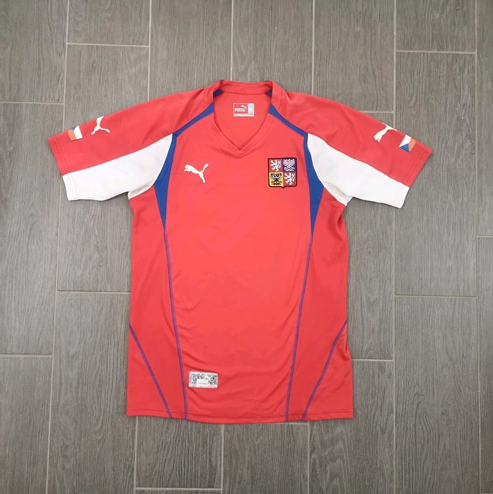 Vintage Retro 2004/05 EM Tschechien Czech Trikot Größe: L Pashanim Y2K Puma Fans