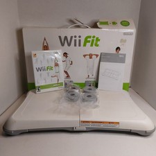 Nintendo Wii Fit Balance Board Bundle Game Manual Box Tested Works Complete