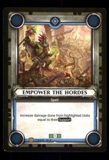 174/278 Empower The Hordes Warhammer Age Of Sigmar Spell Trading Card TCG CCG