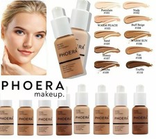 PHOERA® Foundation Concealer Full Coverage Makeup Matte Brighten long lasting UK