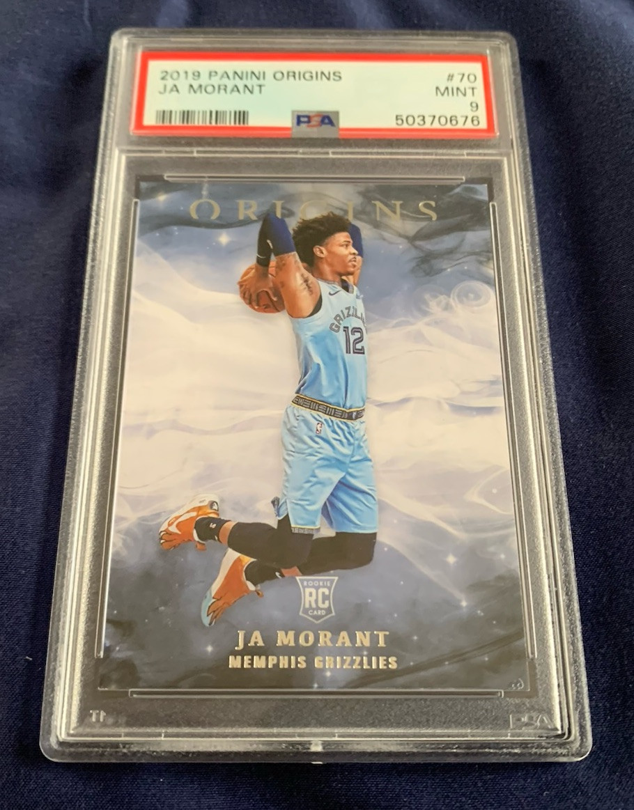2019-20 Panini Origins #70 Ja Morant ROOKIE CARD- PSA 9 MINT