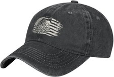 Funny Skeleton Distressed Adjustable Personalized printed unisex baseball cap