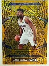 2024-25 Obsidian Zion Williamson Electric Etch Gold 04 /10
