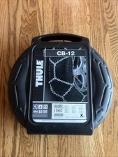 New Thule Cb-12 060 Tire Snow Chains Pair Self Tensioning New Made In Italy