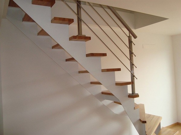Handlauf TreppengeläNder BrüStung Treppe Bausatz Edelstahl Bodenmontage L6M-image