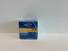 ESSENTIAL BY BEAUTY SPA HYALURONIC ACID WITH HEMP MOISTURIZING NIGHT CREAM 1.7OZ
