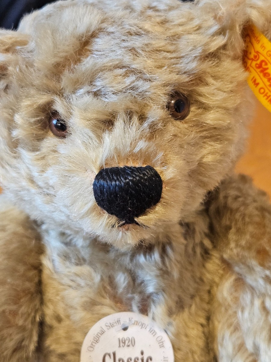 STEIFF 000713 1920 CLASSIC TEDDY BEAR MOHAIR 25CM | eBay UK