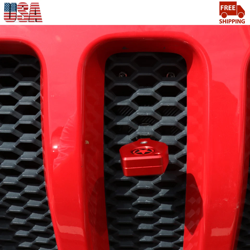 1PCS Anti-Theft Hidden Hood Lock Latches For Jeep Wrangler JL 2018-2023 2/4Door Foto 4 de 4