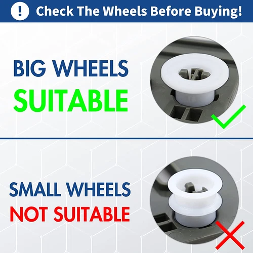 Choice Parts for Whirlpool W10712395 Dishwasher Upper Top Dish Rack Adjuster Kit - Picture 5 of 8