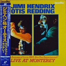 Jimi Hendrix Otis Redding Live at Monterey Laserdisc JAPAN LD w/OBI SM068-3183