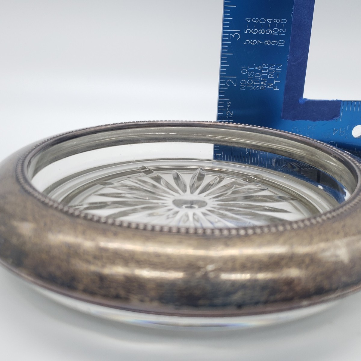 Frank Whiting Sterling Silver/Glass Magnum/Jeroboam Wine Bottle