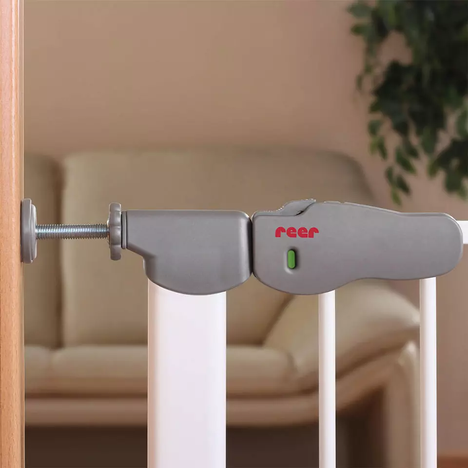 reer I-Gate Klemmgitter Türgitter Treppengitter Schutzgitter B 77.5 - 83.5 cm - Bild 3 von 4