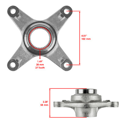 Yamaha Raptor 350 Motor Caltric Rear Axle Sprocket Hub Collar For - Foto 9