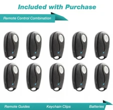 10 For Linear Megacode ACT-31B ACP00879 Mini Chain Garage Door Remote Control