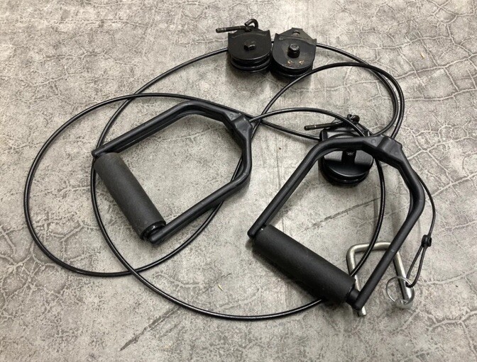 Total Gym Replacement Cable Handles Pulleys Safety Pin fits 1000 1100