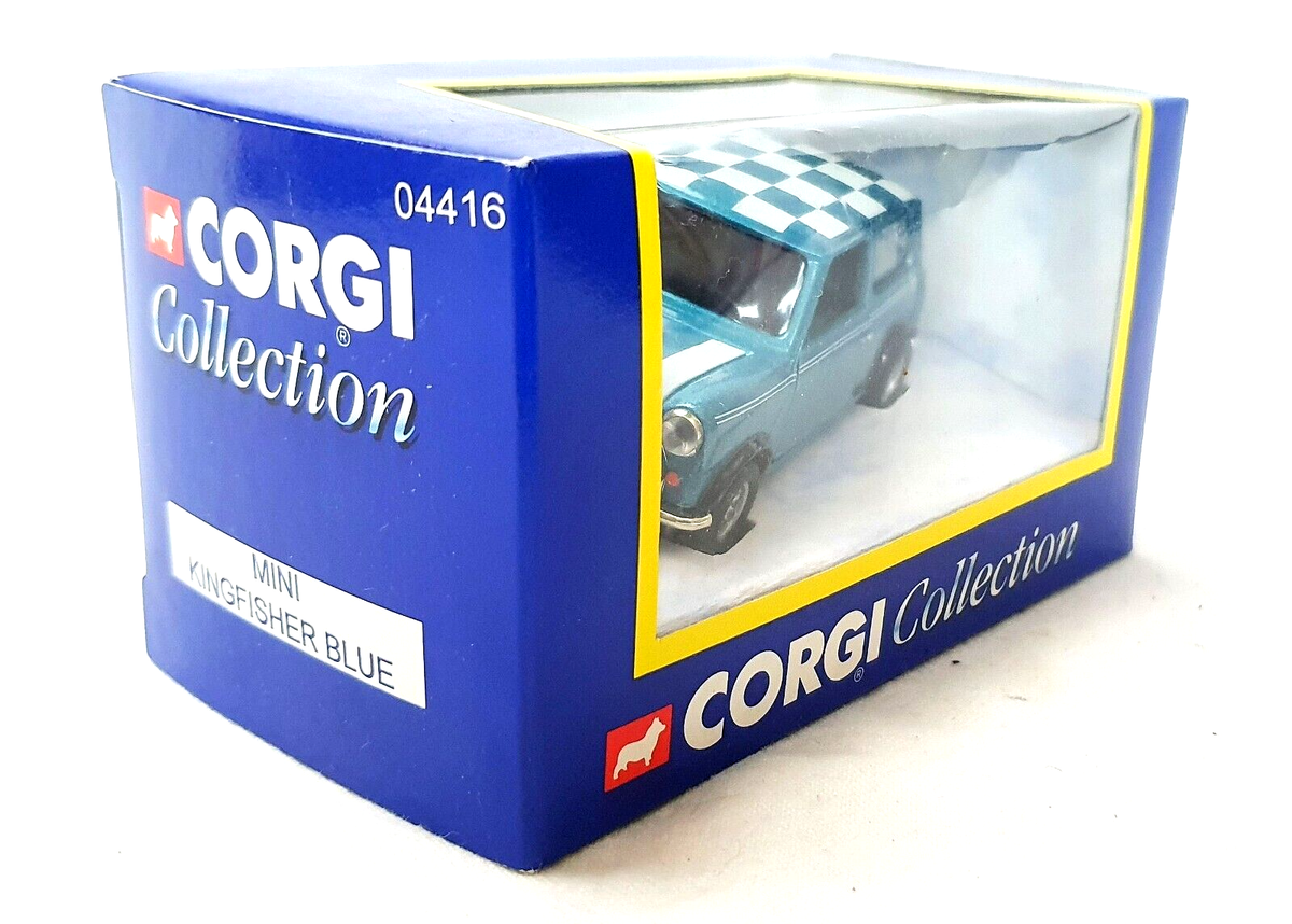 Corgi Collection Mini Kingfisher Blue 1:34 Original Box Model Car