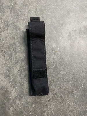 #ad Resilience Tactical Black Baton Flashlight Pouch NWOT $5.00