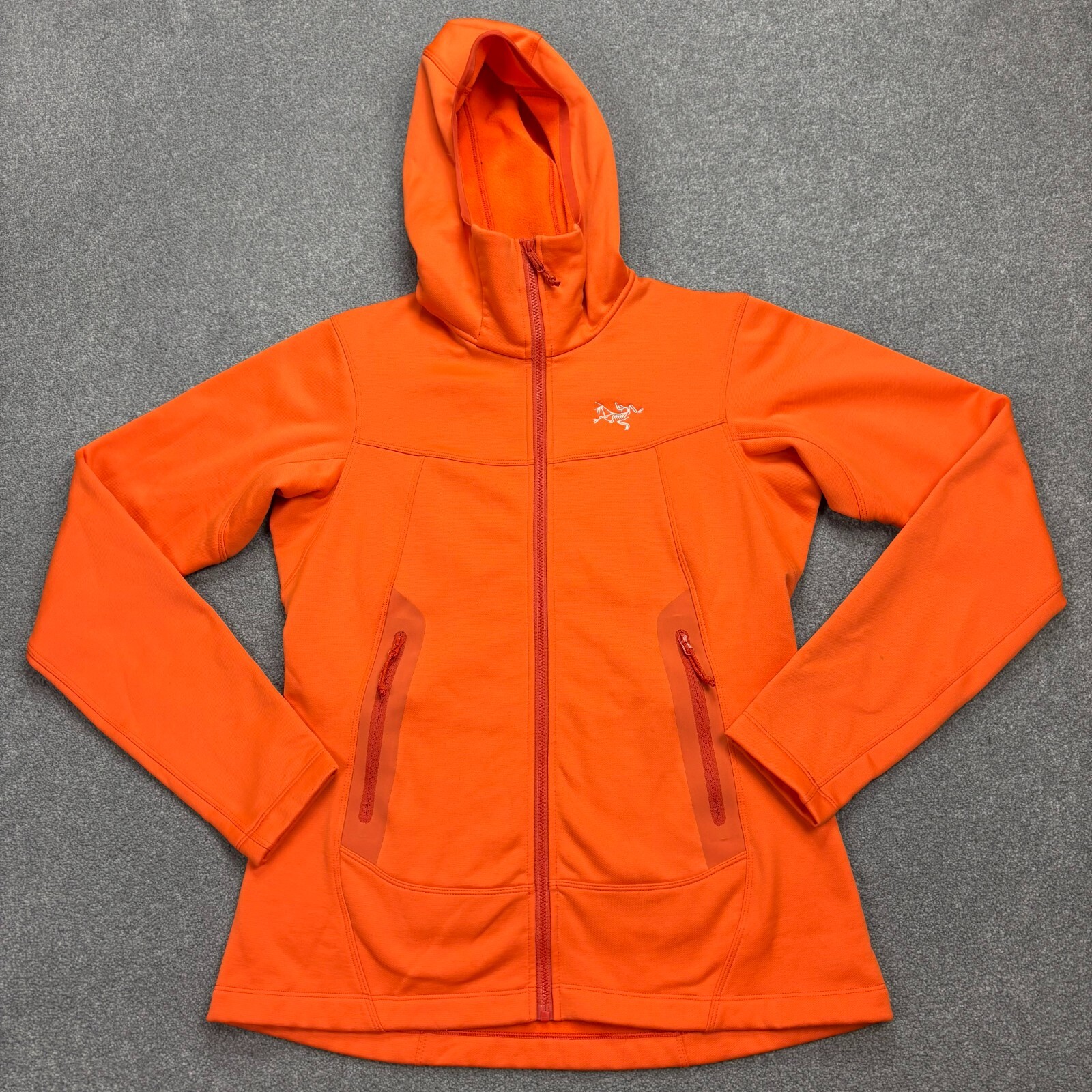 ARC'TERYX Arcteryx Fleece Donna Arancione Medio Felpa Escursionismo Giacca Sci Leggera Donna*