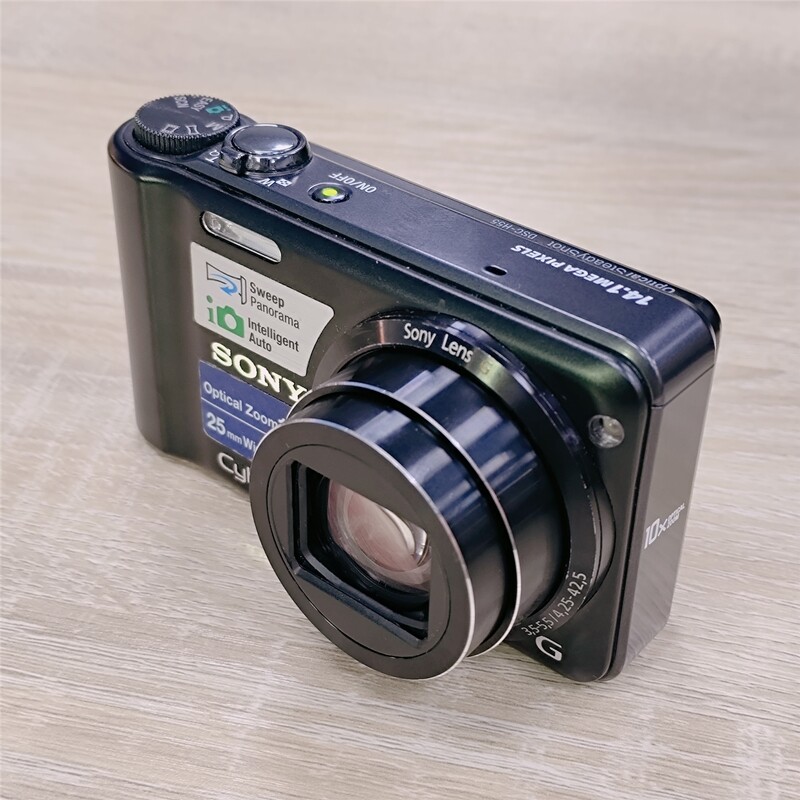 Sony CyberShot DSC-H55 14.1MP Digital Camera 10x Zoom (SD Card