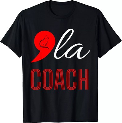 T-shirt Comma La Kamala Harris Tim Walz Coach 2024 La Comma T-shirt