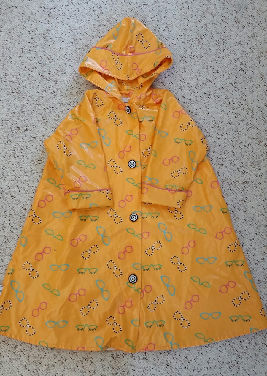 Ali Mac size 5 Yellow Girls Raincoat 