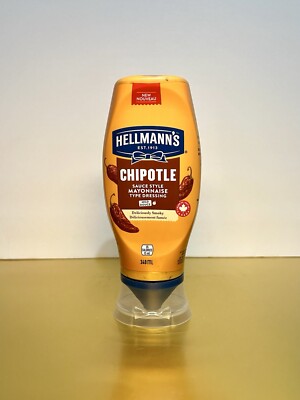   New Limited Edition Hellmann's CHIPOTLE  Mayonnaise Squeeze Bottle 340ml