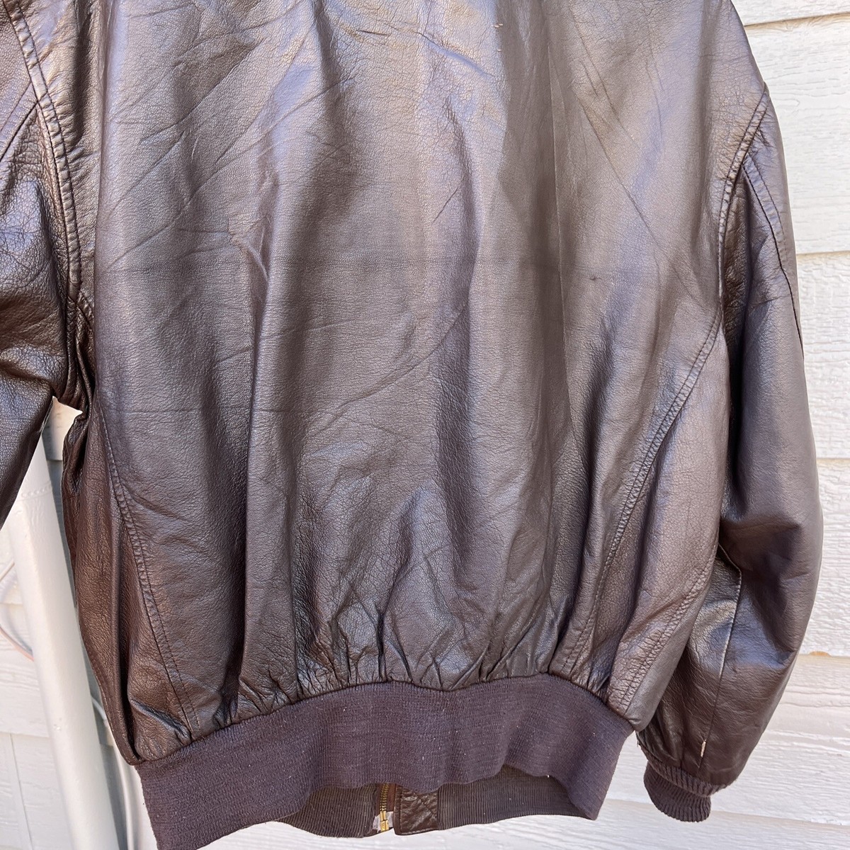 Cooper Type A-2 Vintage Made In USA Goatskin Leather Flight Bomber