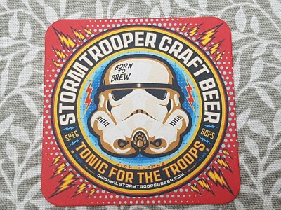 Seltener Stormtrooper Red Ale Craft Bierdeckel Untersetzer Mancave Hirsch Starwars