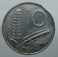 ERRORE-CURIOSITA-VARIANTE 10 LIRE 1989 TRANCIO CURVO cod. E105
