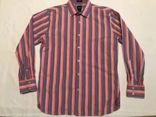 GAP Button Front Striped Shirt Size M 15-15 1/2