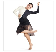 Tenth House Dance Costume Latitude White Black Midern Contemporary Dress SA