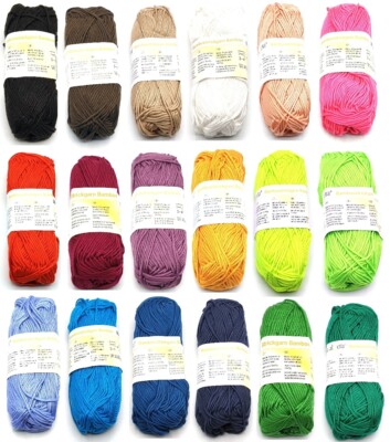 AUSVERKAUF Bambus Strickgarn 50 g / 50 % Polyacryl- Mikrofaser  / 50 % Viskose