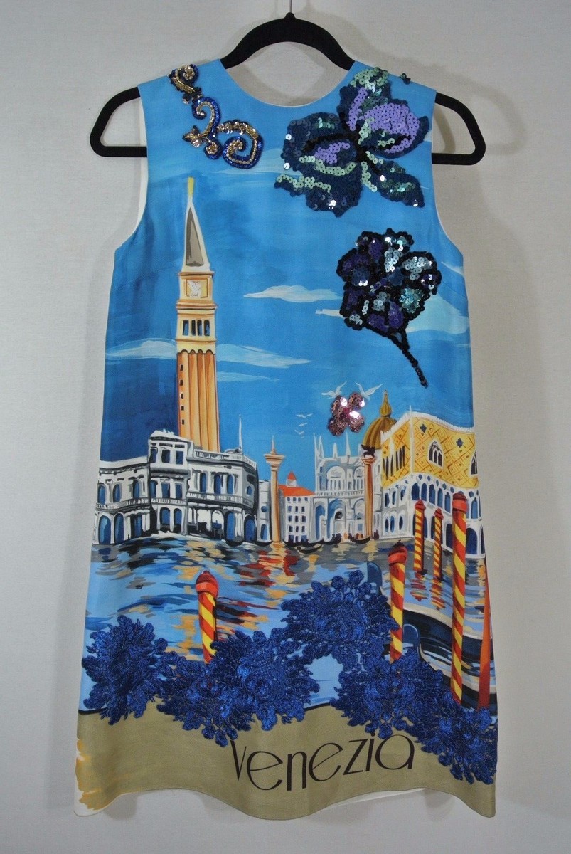 DOLCE & GABBANA ノースリーブ 36 Dolce & Gabbana ノースリーブ ラウンドネック トップ