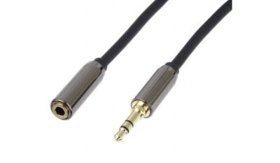PremiumCord HQ shielded extension cable Jack 3.5mm - Jack 3.5mm M/F 1,5m