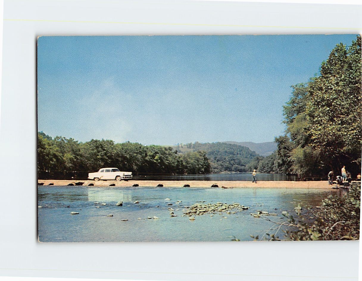Postcard Low Water Bridge Greenbriar River Watoga State Park West Virginia