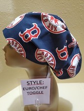 Boston Red Sox 2 MLB Women's Euro/Chef Surgical Scrub Hat/Cap