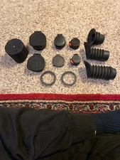 MISC LOT 12 ( Twelve ) Piece Scope / Optics Lens Covers / Caps & Boots Eyepiece