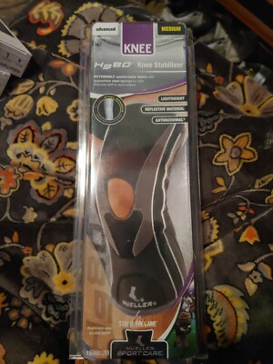 Mueller Hg80 Premium Knee Stabilizer comfortable fabric medium slide latex free