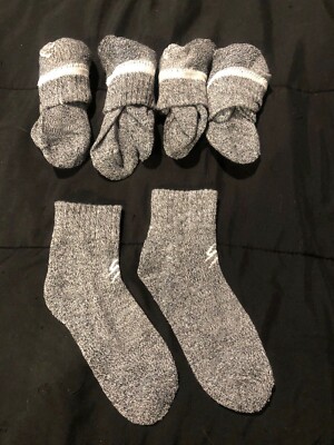 Unisex Children Grey Socks Set of 5