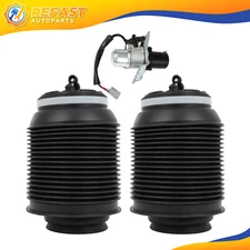 3pc Rear For 05-2007 Toyota Sequoia 4.7L Air Suspension Spring Bag & Compressor