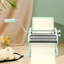 Manual Pasta Maker Machine 6 Adjustable Thickness Settings Lasagna/Dumpling Skin