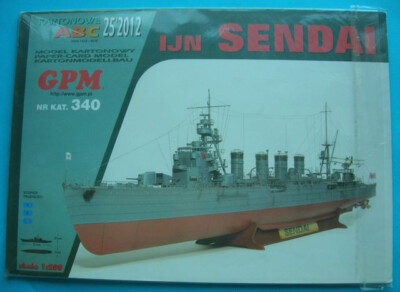 GPM 340 (25/2012) - Lichtkreuzer IJN Sendai + Lasergeschnittene Rahmen