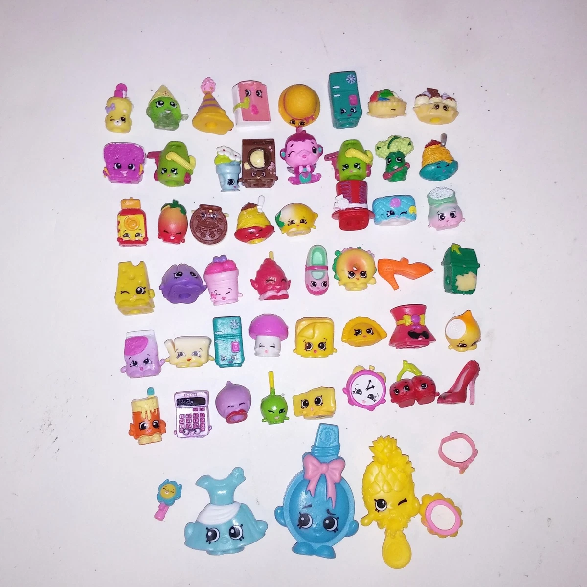 Set of 51 Shopkins Kids Toys Mini Pretend Play Grocery Store Doll